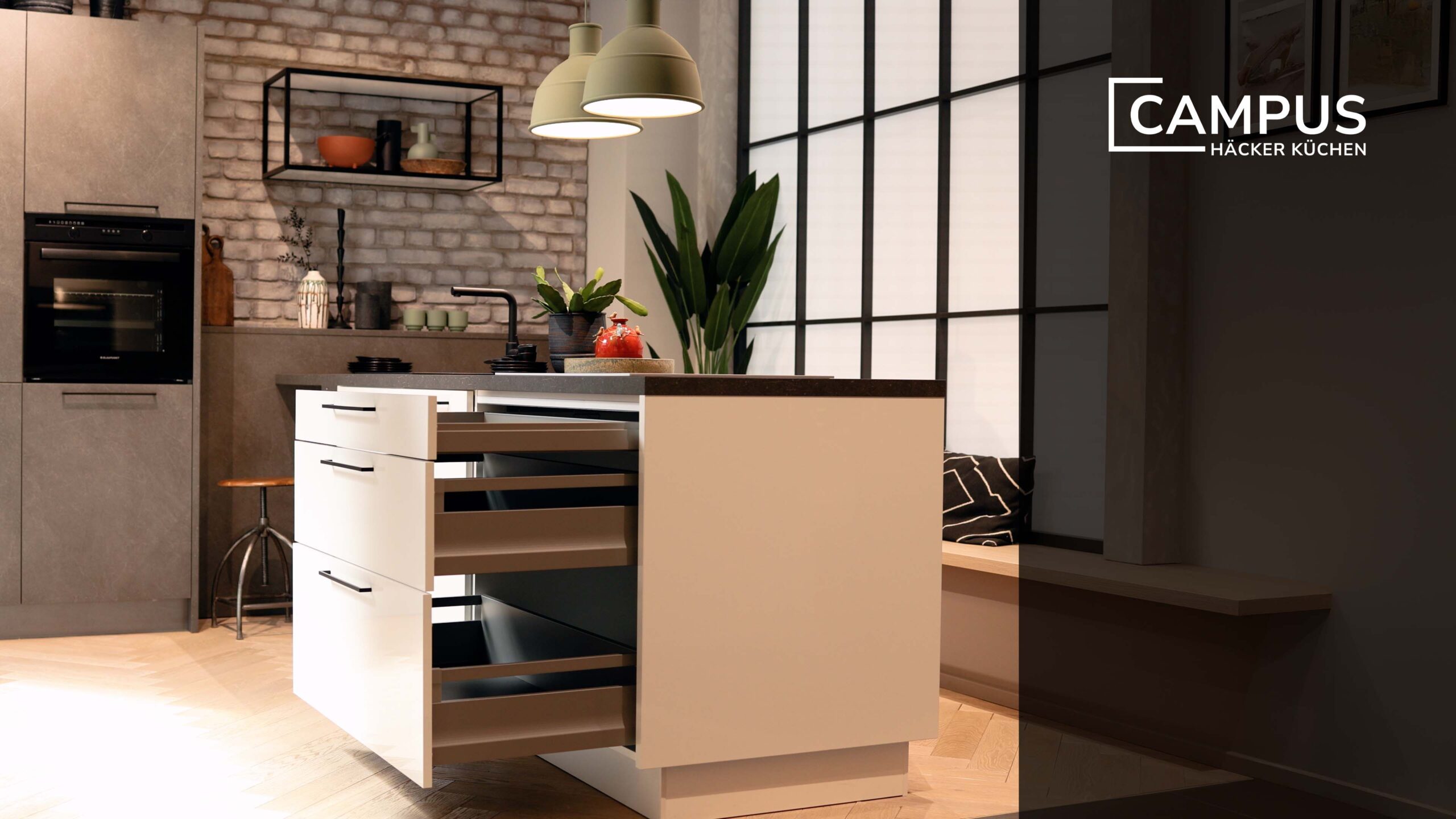 Base unit for built-in hob
